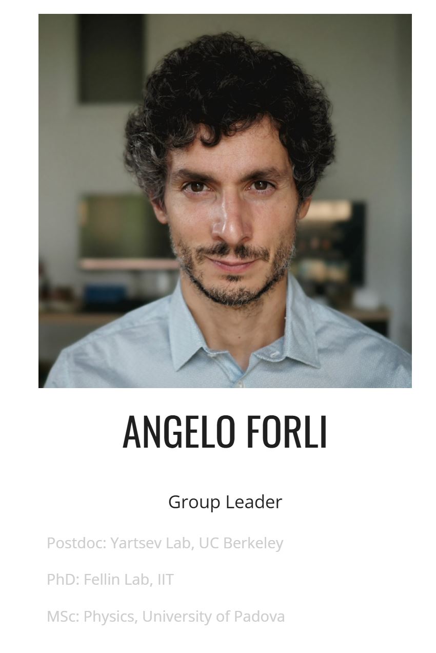  Angelo became the Principal Investigator at the Italian Institute of Technology (IIT).